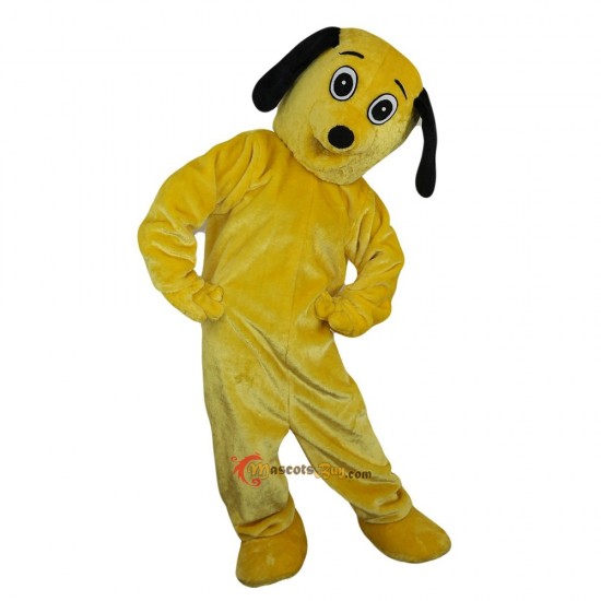 Yellow Dog Mascot Costume Cosplay