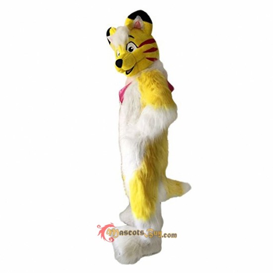 Yellow Fox Dog Husky Mascot Costume Cosplay