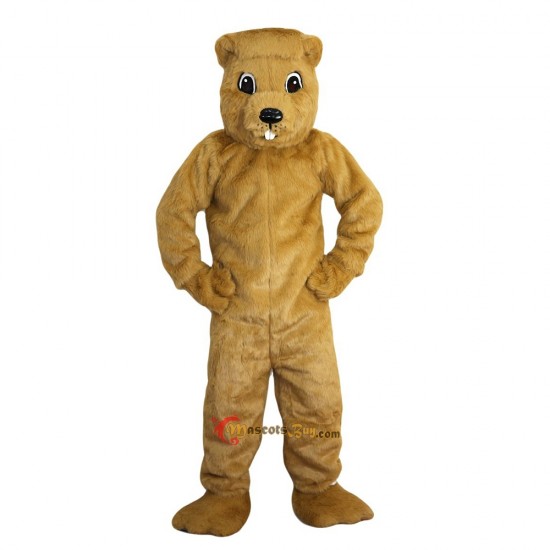 Yellow Groundhog Gophers Mascot Costume Cosplay