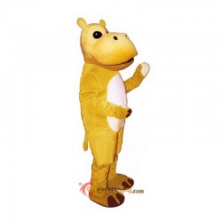 Yellow Hippo Mascot Costume Cosplay