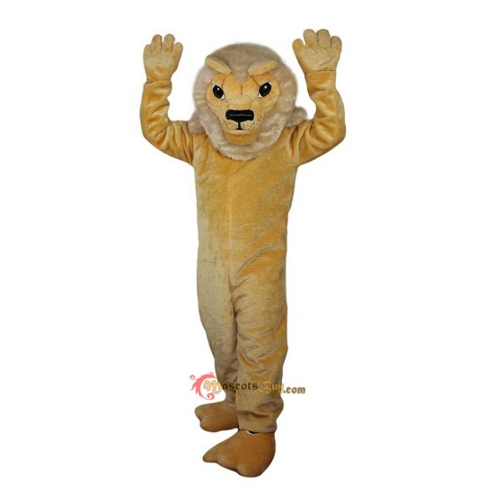 Yellow Lion Mascot Costume Cosplay