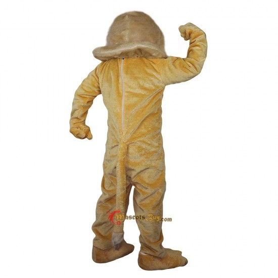 Yellow Lion Mascot Costume Cosplay