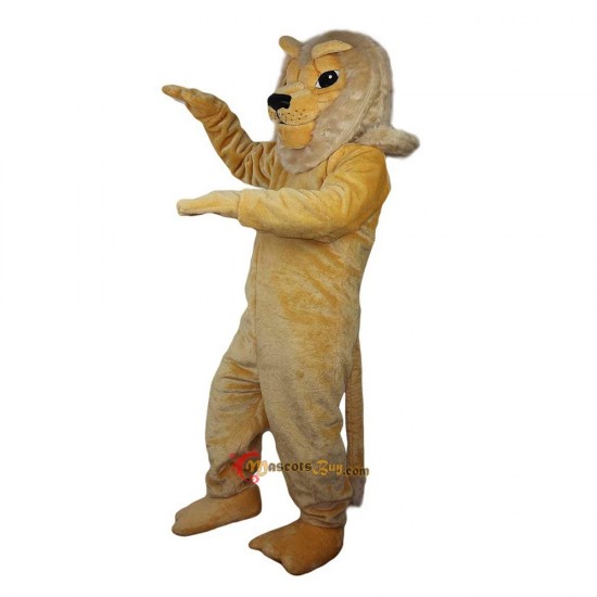 Yellow Lion Mascot Costume Cosplay