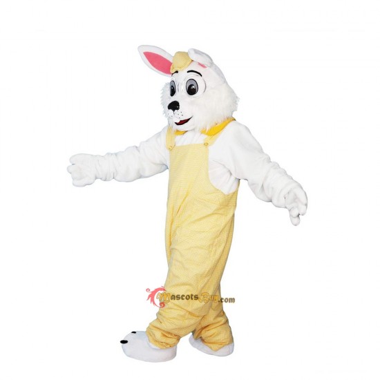 Yellow Rabbit Bunny Hare Mascot Costume Cosplay