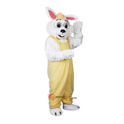 Yellow Rabbit Bunny Hare Mascot Costume Cosplay