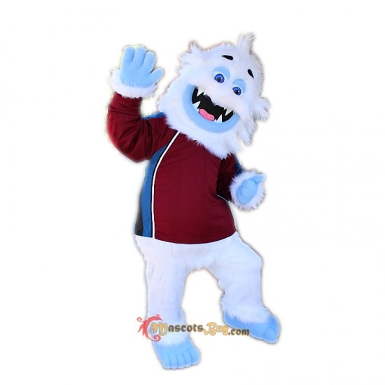 Yeti Mascot Costume Cosplay