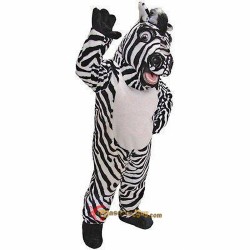 Zebra Mascot Costume Cosplay